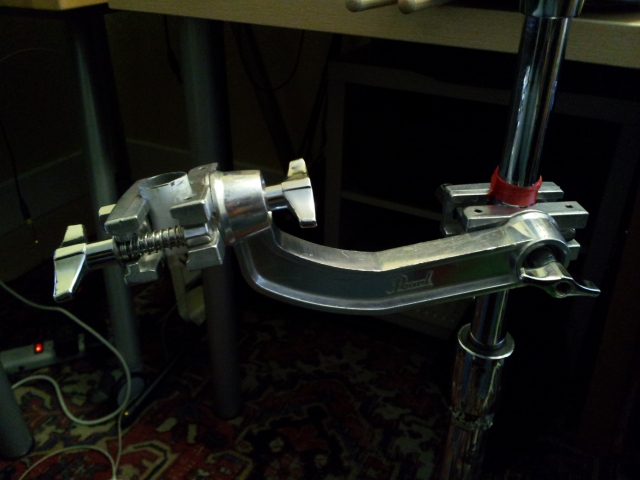 Tube mounted in AX-25L clamp.
